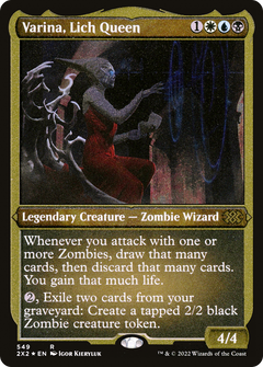 Varina, Lich Queen (Foil Etched) (549) [Double Masters 2022] foil - Deck Out Gaming
