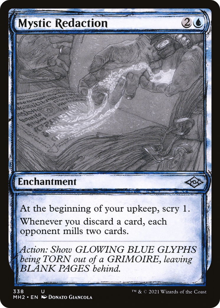 Mystic Redaction (Showcase) (338) [Modern Horizons 2] - Deck Out Gaming