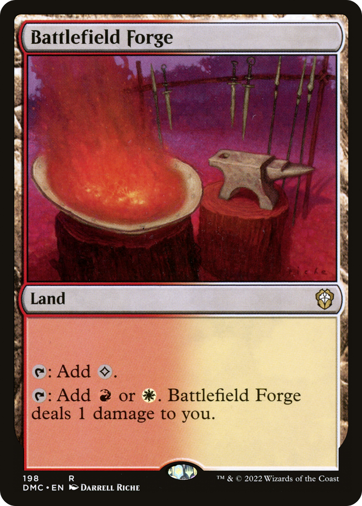 Battlefield Forge (198) [Dominaria United Commander] - Deck Out Gaming