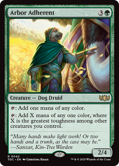 Arbor Adherent (42) [Commander: Tarkir: Dragonstorm] - Deck Out Gaming