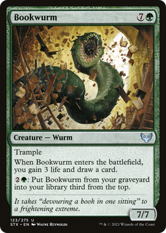 Bookwurm (123) [Strixhaven: School of Mages] foil - Deck Out Gaming