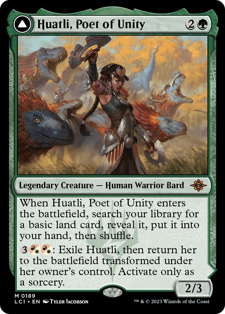 Huatli, Poet of Unity (189) [The Lost Caverns of Ixalan] foil - Deck Out Gaming