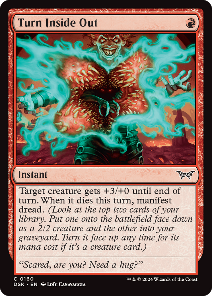 Turn Inside Out (160) [Duskmourn: House of Horror] foil - Deck Out Gaming
