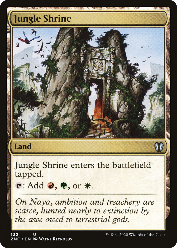 Jungle Shrine (132) [Commander: Zendikar Rising] - Deck Out Gaming