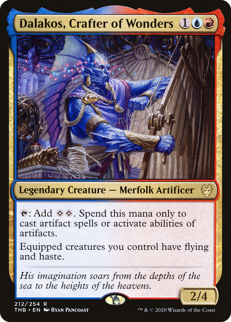 Dalakos, Crafter of Wonders (212) [Theros Beyond Death] foil - Deck Out Gaming