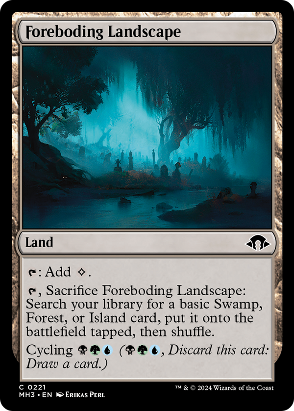 Foreboding Landscape (221) [Modern Horizons 3] - Deck Out Gaming