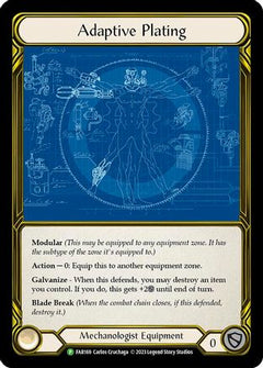 Adaptive Plating - FAB169 (FAB169) [Flesh and Blood: Promo Cards] Cold Foil - Deck Out Gaming