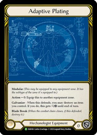 Adaptive Plating - FAB169 (FAB169) [Flesh and Blood: Promo Cards] Cold Foil - Deck Out Gaming