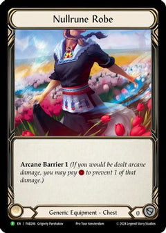 Nullrune Robe - FAB246 (FAB246) [Flesh and Blood: Promo Cards] Rainbow Foil - Deck Out Gaming