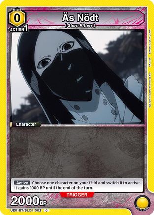 As Nodt (002) (UE01BT/BLC-1-002) [BLEACH: Thousand-Year Blood War] - Deck Out Gaming