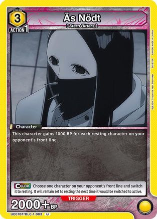 As Nodt (003) (UE01BT/BLC-1-003) [BLEACH: Thousand-Year Blood War] - Deck Out Gaming