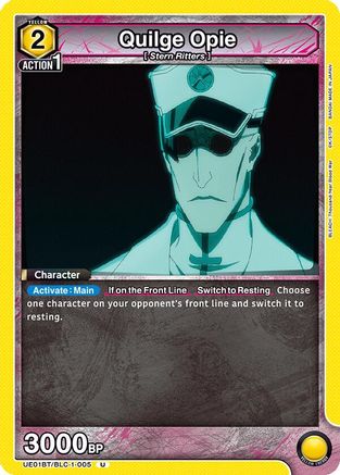 Quilge Opie (005) (UE01BT/BLC-1-005) [BLEACH: Thousand-Year Blood War] - Deck Out Gaming