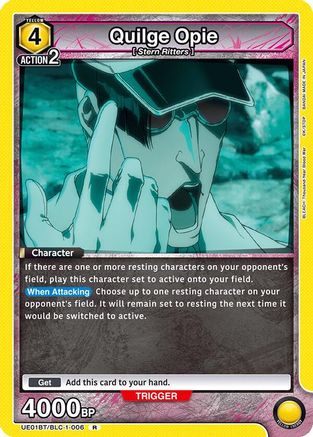 Quilge Opie (006) (UE01BT/BLC-1-006) [BLEACH: Thousand-Year Blood War] Foil - Deck Out Gaming