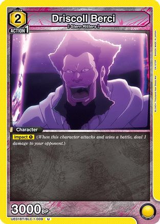 Driscoll Berci (UE01BT/BLC-1-009) [BLEACH: Thousand-Year Blood War] - Deck Out Gaming