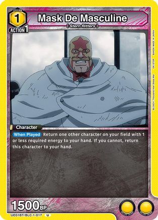Mask De Masculine (UE01BT/BLC-1-017) [BLEACH: Thousand-Year Blood War] - Deck Out Gaming