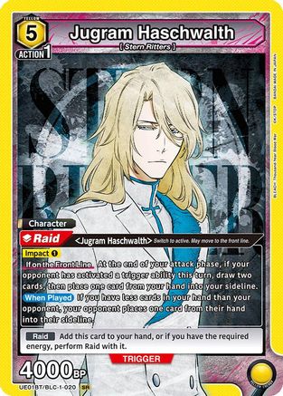 Jugram Haschwalth (020) (UE01BT/BLC-1-020) [BLEACH: Thousand-Year Blood War] Foil - Deck Out Gaming