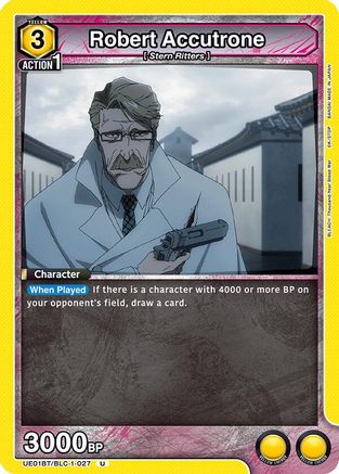 Robert Accutrone (UE01BT/BLC-1-027) [BLEACH: Thousand-Year Blood War] - Deck Out Gaming