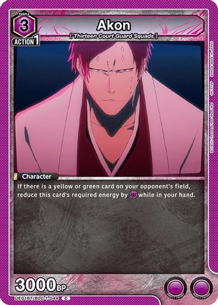 Akon (UE01BT/BLC-1-044) [BLEACH: Thousand-Year Blood War] - Deck Out Gaming