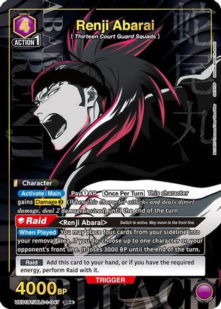 Renji Abarai (047) (SR*) (UE01BT/BLC-1-047) [BLEACH: Thousand-Year Blood War] Foil