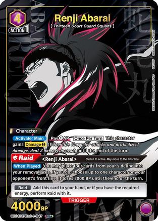 Renji Abarai (047) (SR*) (UE01BT/BLC-1-047) [BLEACH: Thousand-Year Blood War] Foil - Deck Out Gaming