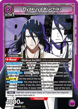 Byakuya Kuchiki (050) (UE01BT/BLC-1-050) [BLEACH: Thousand-Year Blood War] Foil - Deck Out Gaming