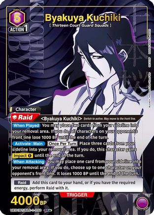 Byakuya Kuchiki (050) (SR*) (UE01BT/BLC-1-050) [BLEACH: Thousand-Year Blood War] Foil