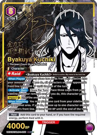 Byakuya Kuchiki (050) (SR**) (UE01BT/BLC-1-050) [BLEACH: Thousand-Year Blood War] Foil - Deck Out Gaming