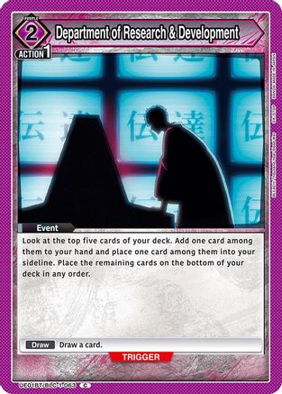 Department of Research & Development (UE01BT/BLC-1-063) [BLEACH: Thousand-Year Blood War] - Deck Out Gaming