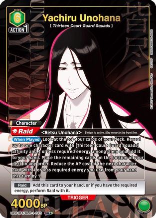 Yachiru Unohana (070) (SR*) (UE01BT/BLC-1-070) [BLEACH: Thousand-Year Blood War] Foil - Deck Out Gaming