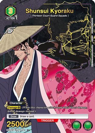 Shunsui Kyoraku (074) (R*) (UE01BT/BLC-1-074) [BLEACH: Thousand-Year Blood War] Foil