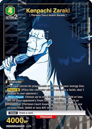 Kenpachi Zaraki (081) (SR*) (UE01BT/BLC-1-081) [BLEACH: Thousand-Year Blood War] Foil - Deck Out Gaming