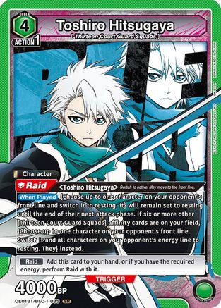 Toshiro Hitsugaya (085) (UE01BT/BLC-1-085) [BLEACH: Thousand-Year Blood War] Foil - Deck Out Gaming