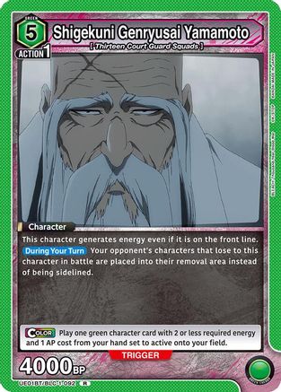 Shigekuni Genryusai Yamamoto (092) (UE01BT/BLC-1-092) [BLEACH: Thousand-Year Blood War] Foil