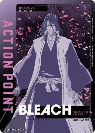 Action Point Card (AP02) (Byakuya Kuchiki) (UE01BT/BLC-1-AP02) [BLEACH: Thousand-Year Blood War] Foil