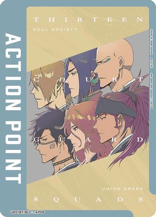Action Point Card (AP06) (Thirteen Court Guard Squads) (UE01BT/BLC-1-AP06) [BLEACH: Thousand-Year Blood War] Foil - Deck Out Gaming