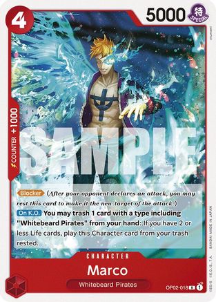 Marco (OP02-018) [Starter Deck 15: RED Edward.Newgate] - Deck Out Gaming
