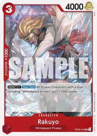 Rakuyo (OP02-019) [Starter Deck 15: RED Edward.Newgate] - Deck Out Gaming