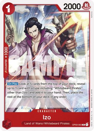 Izo (OP03-003) [Starter Deck 15: RED Edward.Newgate] - Deck Out Gaming