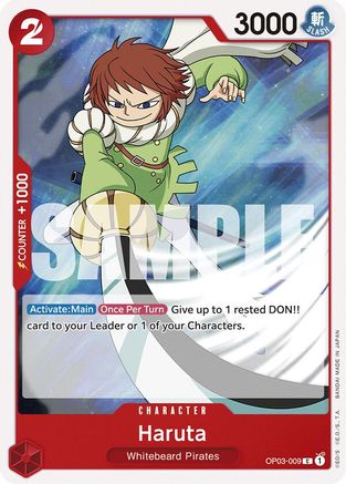 Haruta (OP03-009) [Starter Deck 15: RED Edward.Newgate] - Deck Out Gaming