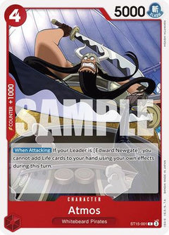 Atmos (ST15-001) [Starter Deck 15: RED Edward.Newgate] - Deck Out Gaming