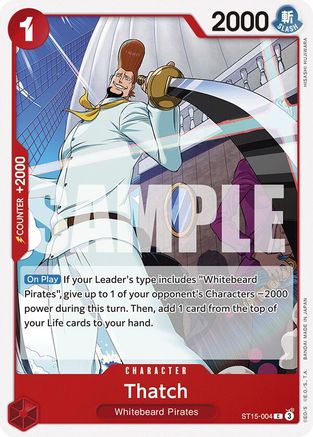 Thatch (ST15-004) [Starter Deck 15: RED Edward.Newgate] - Deck Out Gaming