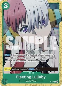 Fleeting Lullaby (P-057) [Starter Deck 16: GREEN Uta] - Deck Out Gaming