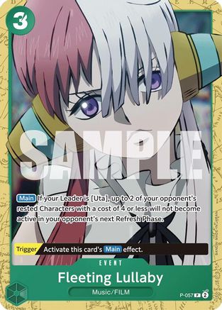 Fleeting Lullaby (P-057) [Starter Deck 16: GREEN Uta] - Deck Out Gaming