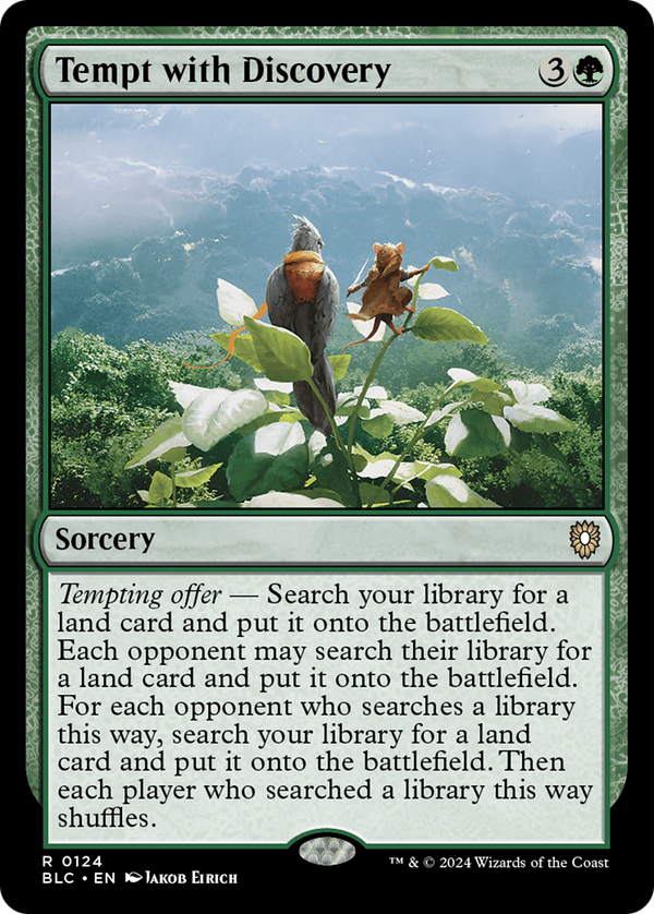 Tempt with Discovery (124) [Bloomburrow Commander] - Deck Out Gaming