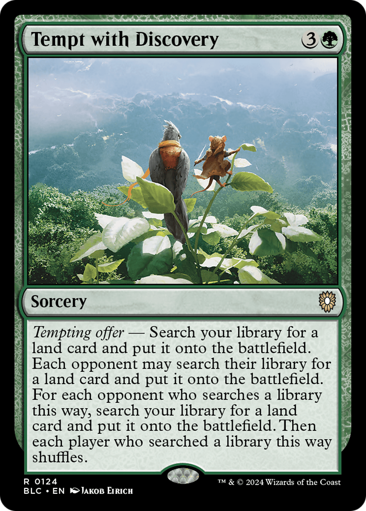 Tempt with Discovery (124) [Bloomburrow Commander] - Deck Out Gaming