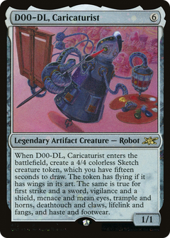 D00-DL, Caricaturist (Galaxy Foil) (473) [Unfinity] foil - Deck Out Gaming