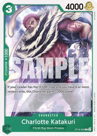 Charlotte Katakuri (ST16-003) [Starter Deck 16: GREEN Uta] - Deck Out Gaming