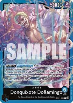 Donquixote Doflamingo (OP01-060) (OP01-060) [Starter Deck 17: BLUE Donquixote Doflamingo] Foil - Deck Out Gaming