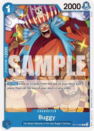 Buggy (ST17-003) [Starter Deck 17: BLUE Donquixote Doflamingo] - Deck Out Gaming