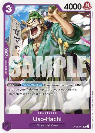 Uso-Hachi (OP05-061) (OP05-061) [Starter Deck 18: PURPLE Monkey.D.Luffy] - Deck Out Gaming